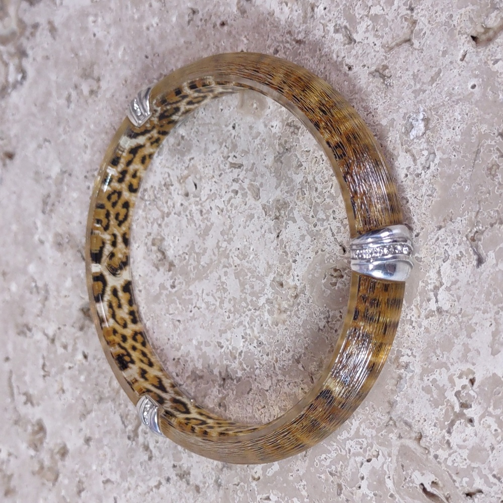 Brighton Trinity Leopard Bangle Bracelets - Picture 4 of 10